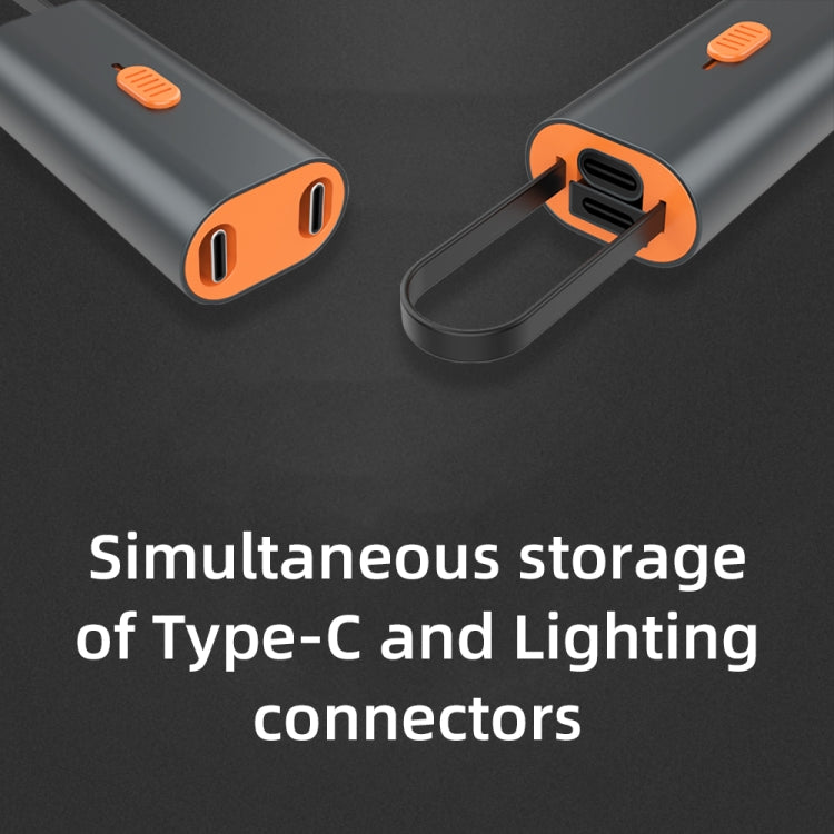 4 in 1 Retractable Fast Charging Data Cable with OTG Adapter Function - Multifunction Cable by buy2fix | Online Shopping UK | buy2fix