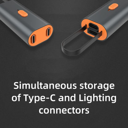 4 in 1 Retractable Fast Charging Data Cable with OTG Adapter Function - Multifunction Cable by buy2fix | Online Shopping UK | buy2fix
