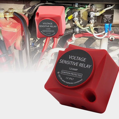AOK9003 Housing Car Yacht Ship Dual Battery Isolator(Red Shell) - Relays by buy2fix | Online Shopping UK | buy2fix
