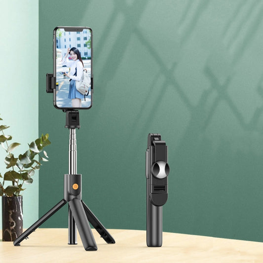 Mobile Phone Bluetooth Selfie Stick Live Bracket, Specification: K10 (Black) - Selfie Sticks by buy2fix | Online Shopping UK | buy2fix