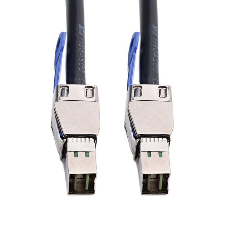 H0503 12Gbps SFF-8644 To 8644 HD Server External Hard Drive Data Cable, Color: Black 1m by buy2fix