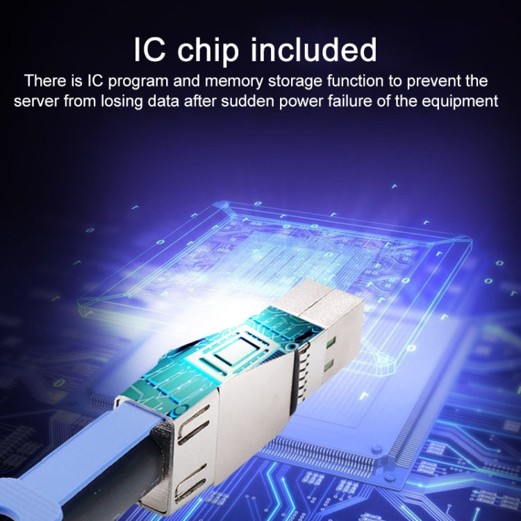 H0503 12Gbps SFF-8644 To 8644 HD Server External Hard Drive Data Cable, Color: Black 1m by buy2fix