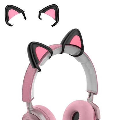 T6 Cute Cat Ear Decoration for Headphones(Black) - Headset Accessories by buy2fix | Online Shopping UK | buy2fix