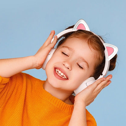 T6 Cute Cat Ear Decoration for Headphones(White) by buy2fix