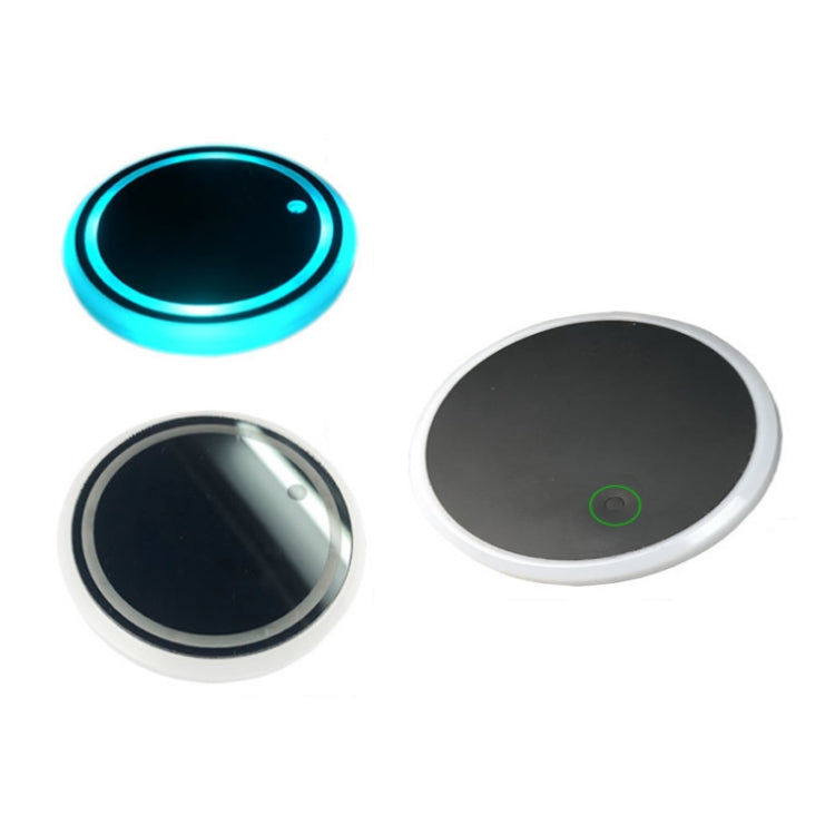 1 Pair 68mm LED Smart Light-Emitting Coaster Light Car Cup Slot Atmosphere Light(Cat Claws) - Car Drink Holders by buy2fix | Online Shopping UK | buy2fix