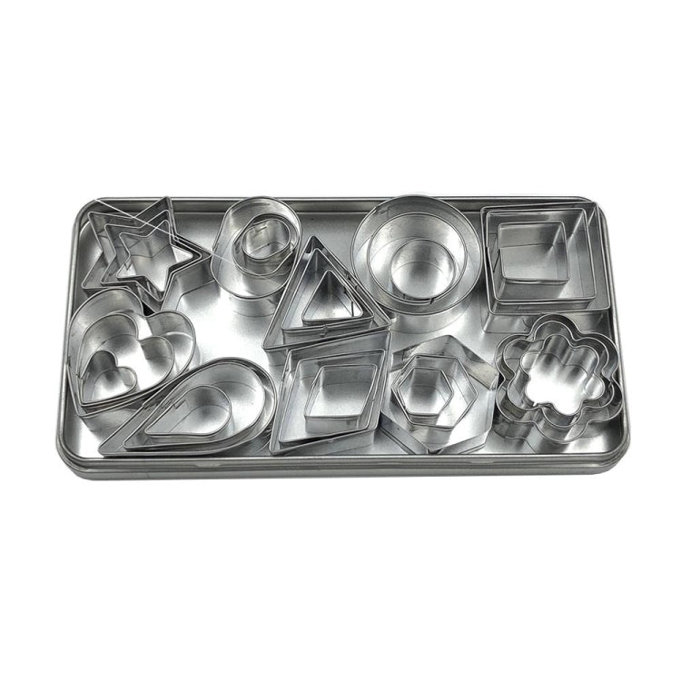 30 PCS / Set Stainless Steel Biscuit Mold - Food Molds by buy2fix | Online Shopping UK | buy2fix