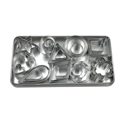 30 PCS / Set Stainless Steel Biscuit Mold - Food Molds by buy2fix | Online Shopping UK | buy2fix