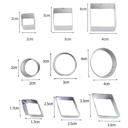 30 PCS / Set Stainless Steel Biscuit Mold - Food Molds by buy2fix | Online Shopping UK | buy2fix