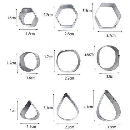 30 PCS / Set Stainless Steel Biscuit Mold - Food Molds by buy2fix | Online Shopping UK | buy2fix