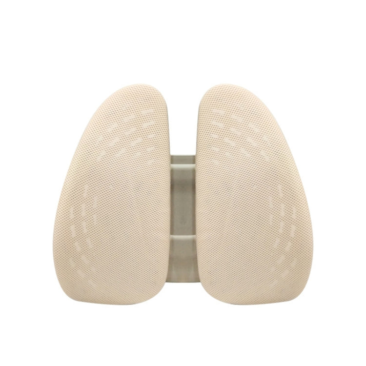 5297 Car Massage Seat Cushion(Beige with Beige) by buy2fix