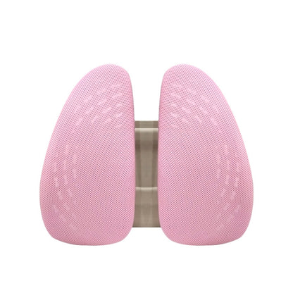 5297 Car Massage Seat Cushion(Beige with Pink) by buy2fix