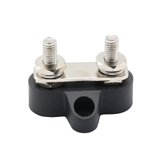 Double Terminal Block Spiral Fixed Wire Connector, Color: M6 Black - Booster Cable & Clip by buy2fix | Online Shopping UK | buy2fix