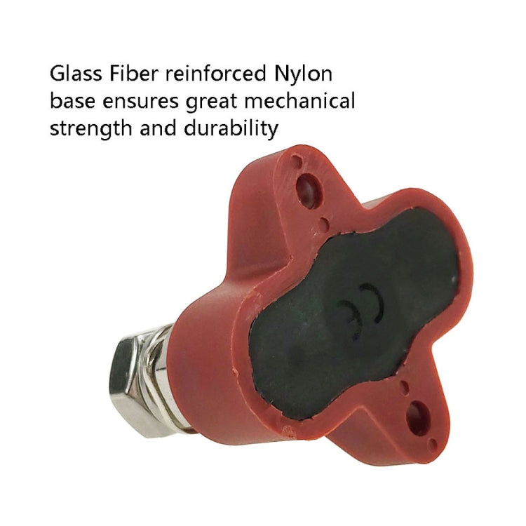 Double Terminal Block Spiral Fixed Wire Connector, Color: M6 Black - Booster Cable & Clip by buy2fix | Online Shopping UK | buy2fix