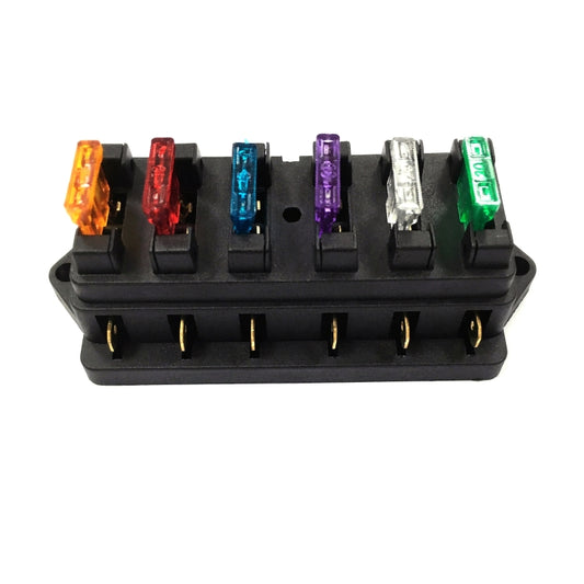 F458-Z Direct 6-Way Fuse Holder Car DC Modification Insurance Box - Fuse by buy2fix | Online Shopping UK | buy2fix