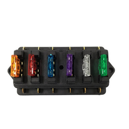 F458-Z Direct 6-Way Fuse Holder Car DC Modification Insurance Box - Fuse by buy2fix | Online Shopping UK | buy2fix