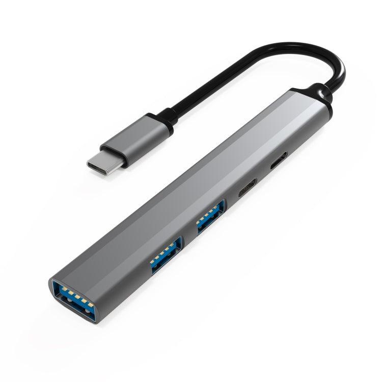 U5 Type-C Extender USB3.0 Splitter Multi-Port Expansion Dock, Number of interfaces: 5 in 1 (Type-C) by buy2fix