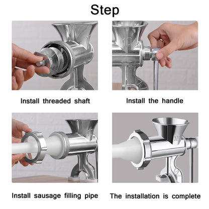 Household Manual Grinder Sausage Machine, Specification: No. 10 Large by buy2fix