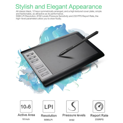VINSA VIN1060PLUS Hand Painting Digital Board, Style: Package 1 -  by buy2fix | Online Shopping UK | buy2fix