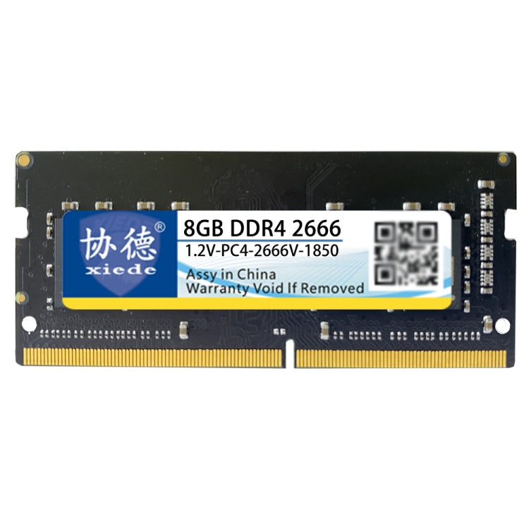 XIEDE X064 DDR4 NB 2666 Full Compatibility Notebook RAMs, Memory Capacity: 8GB by XIEDE