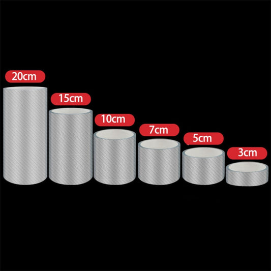 10cm x 5m Car Carbon Fiber Bumper Anti-Collision Strip by buy2fix