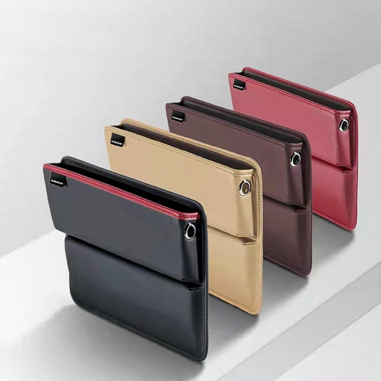 SUSISUN 049 Multifunctional Car Seat Slit Storage Box, Color: Brown (One Pair) by buy2fix