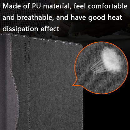 PU Leather Laptop Protective Case For HP Envy X360 15-BP / CN / DR / DS(Blue) by buy2fix