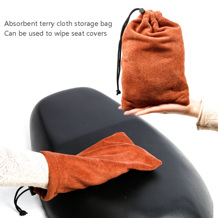 MC1004 Motorcycle Sun Protection Dustproof Rain Seat Cover, Specification: L(Black) - Seat Covers by buy2fix | Online Shopping UK | buy2fix