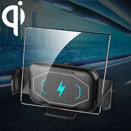 S15 15W QI Magnetic Car Wireless Charging Holder For Folding Screen Phone(Black)