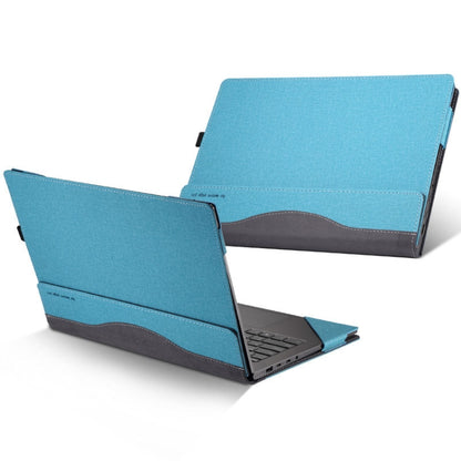 Laptop Leather Anti-Fall Protective Case For HP Envy X360 13-Ag Ar(Gray Cobalt Blue) by buy2fix