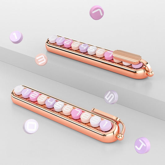 Colorful Car Temporary Parking Number Card, Color: Makeup by buy2fix