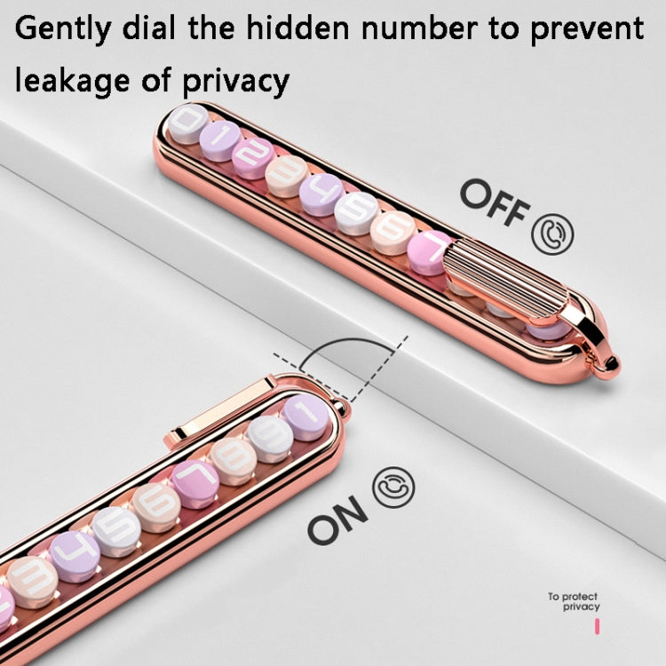 Colorful Car Temporary Parking Number Card, Color: Cherry Pink (Colorful) by buy2fix