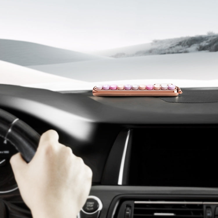 Colorful Car Temporary Parking Number Card, Color: Avocado (Colorful) by buy2fix