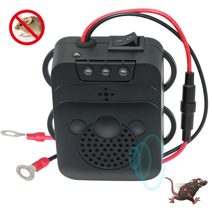 532 Vehicle Ultrasonic Mouse Repeller(Black) by buy2fix