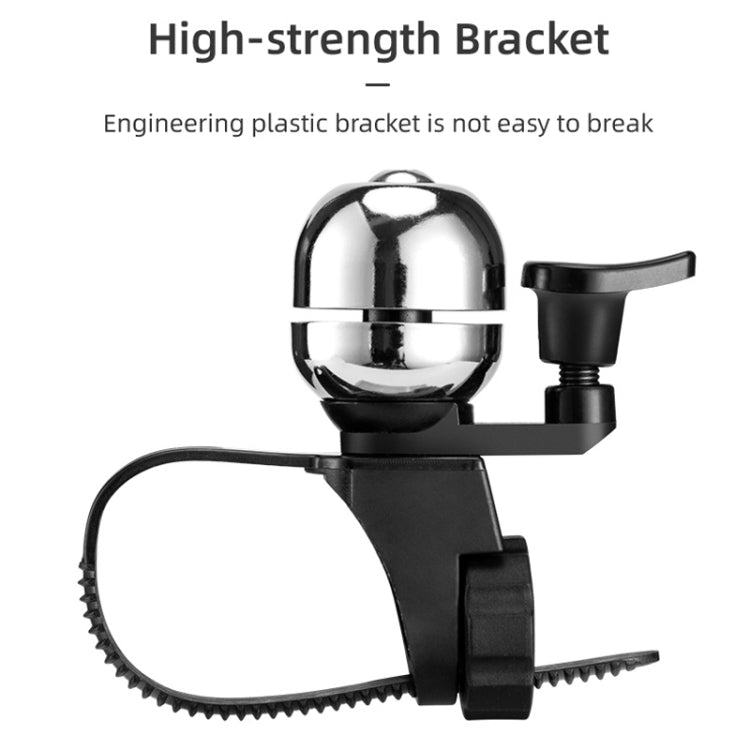 BG-201501 Bicycle Retro Mini Ball Bell(Black) by buy2fix