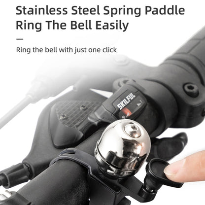 BG-201501 Bicycle Retro Mini Ball Bell(Black) by buy2fix