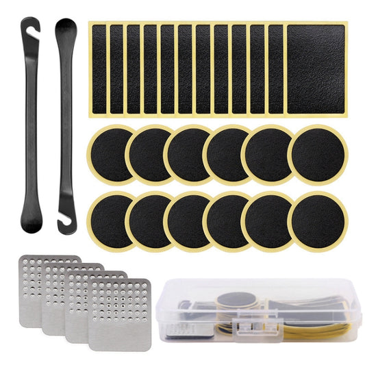 30 PCS / Set Black Iron Tire Lever  Bicycle Tire Repair Kit - Maintenance tools by buy2fix | Online Shopping UK | buy2fix