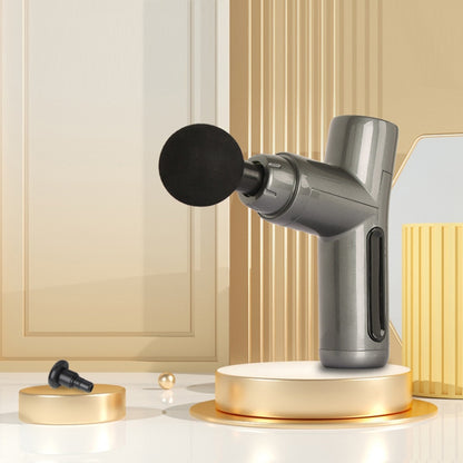 JM-09 Brushless Mini Massage Vibration Fascia Gun(Grey) by buy2fix