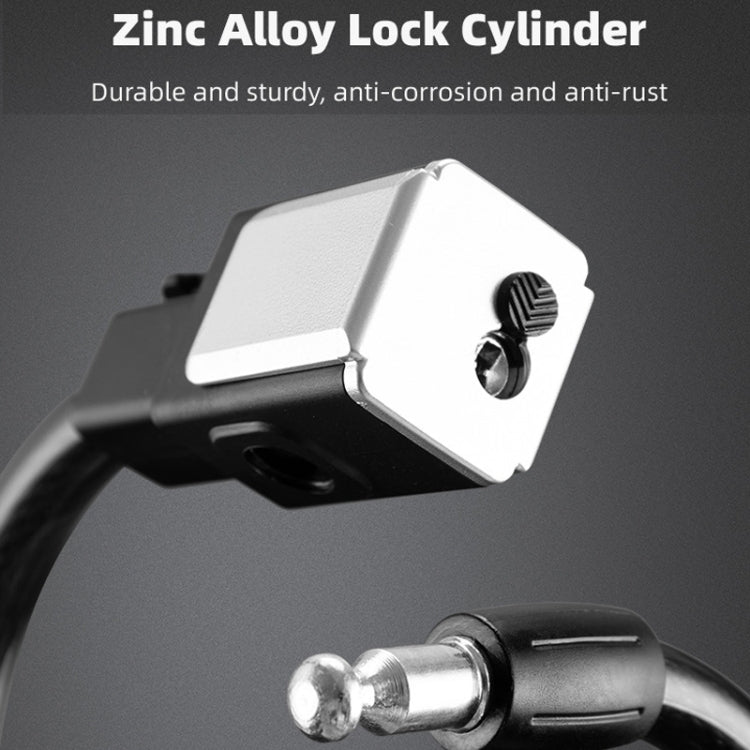 BG-0518 Mountain Bike Portable Anti-Theft Bold Cable Lock, Length: 1.5m With Lock Frame by buy2fix