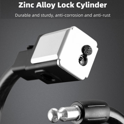 BG-0518 Mountain Bike Portable Anti-Theft Bold Cable Lock, Length: 1.8m With Lock Frame by buy2fix