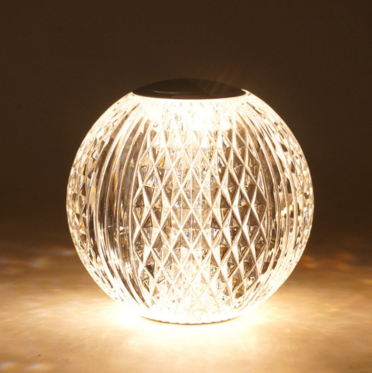 Crystal Ball Small Table Lamp USB Acrylic Night Light, Specification: MT2 80 x 80mm by buy2fix