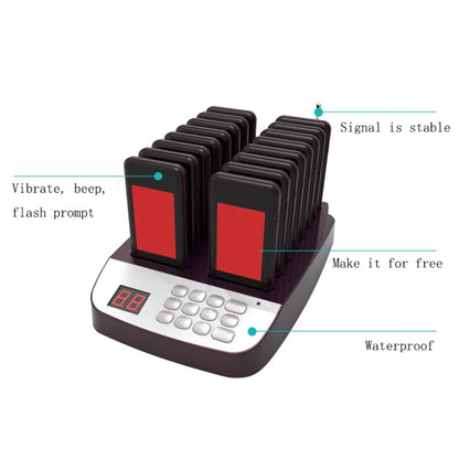 JT-911U Wireless Meal Picker Queue Pick Up Caller - Alarm System by buy2fix | Online Shopping UK | buy2fix