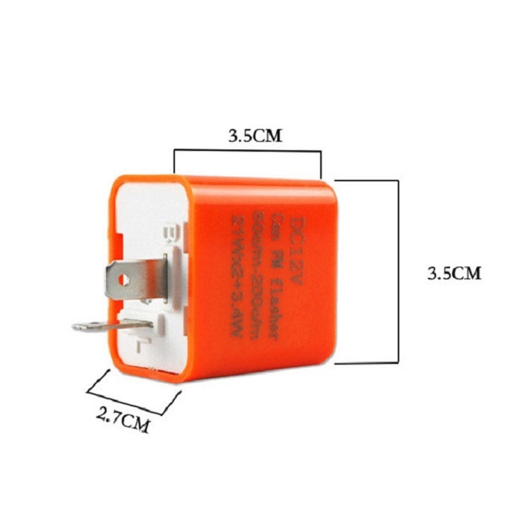 Motorcycle LED Turn Signal Relay(Fresh Orange) - Turn Signal by buy2fix | Online Shopping UK | buy2fix