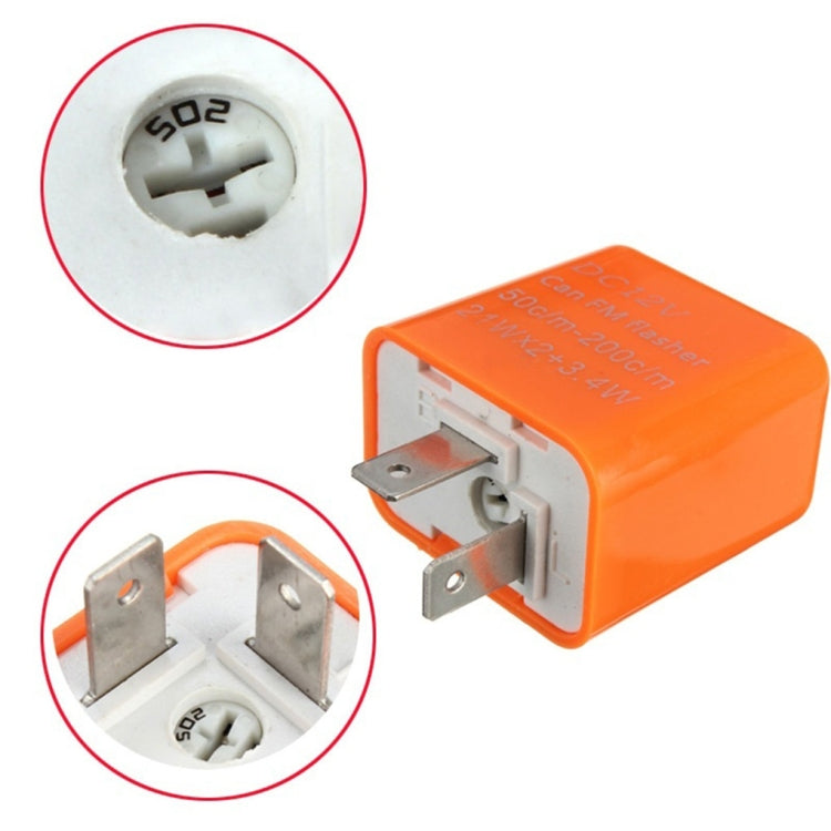 Motorcycle LED Turn Signal Relay(Fresh Orange) - Turn Signal by buy2fix | Online Shopping UK | buy2fix