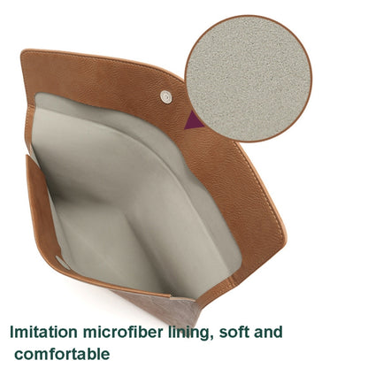 PU Leather Litchi Pattern Sleeve Case For 13.3 Inch Laptop, Style: Single Bag ( Black) by buy2fix