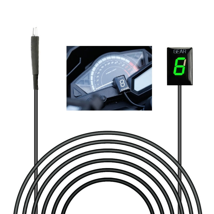 Motorcycle Instrument Gear Display For Suzuki(Green Light) - Electrical Instruments by buy2fix | Online Shopping UK | buy2fix