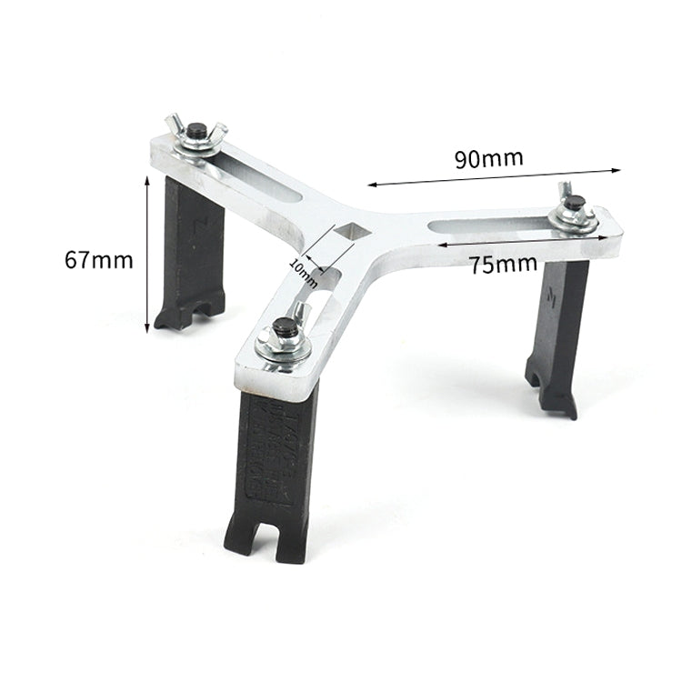 Adjustable Universal Fuel Tank Cap Removal Tool, Style: 3-claw Type - Engine Repair Tools by buy2fix | Online Shopping UK | buy2fix