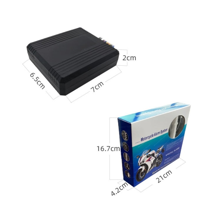 YL-B009 Motorcycle One-Way Remote Control Anti-Theft Alarm - Theft Protection by buy2fix | Online Shopping UK | buy2fix