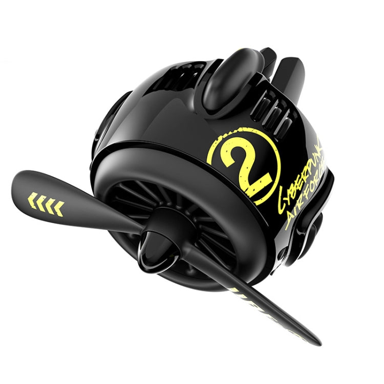 Car Air Conditioner Air Outlet Aromatherapy Small Fan(Black) - Air Freshener by buy2fix | Online Shopping UK | buy2fix