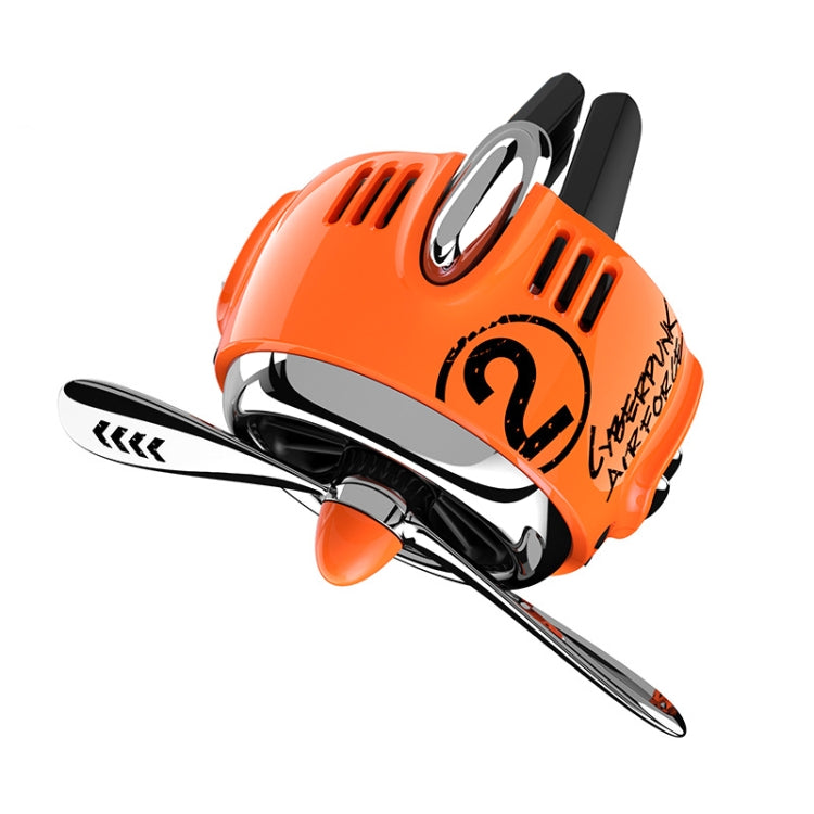 Car Air Conditioner Air Outlet Aromatherapy Small Fan(Orange) - Air Freshener by buy2fix | Online Shopping UK | buy2fix