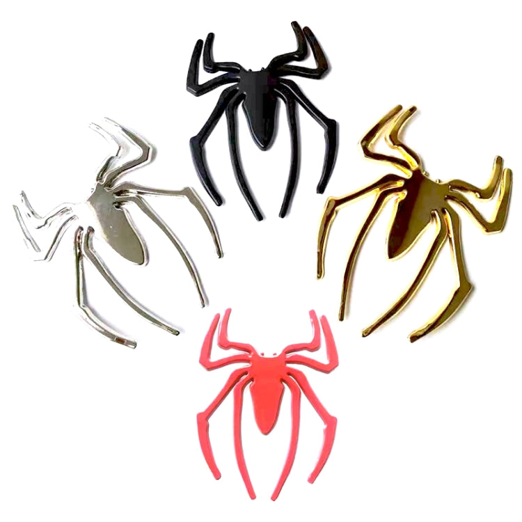 10 PCS Metal Three-Dimensional Spider Car Sticker, Color Random Delivery by buy2fix